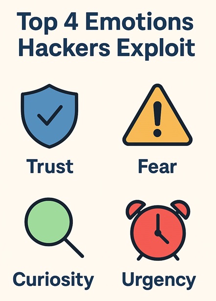 Emotions that hackers exploit